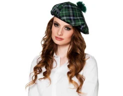 Baret Mrs Tartan Groen