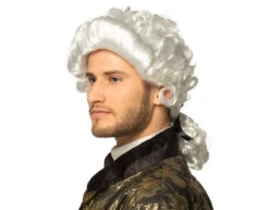 Barok Pruik Wit -Feestartikelen Winkel barok pruik wit 2