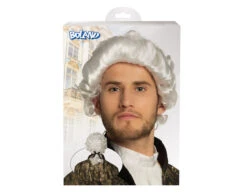 Barok Pruik Wit -Feestartikelen Winkel barok pruik wit 3