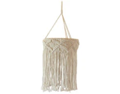 Beige Hangdecoratie Macrame 40cm