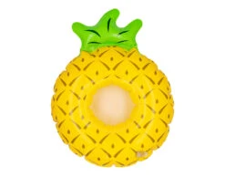 Bekerhouder Ananas Opblaasbaar 20cm -Feestartikelen Winkel bekerhouder ananas opblaasbaar 20cm 2