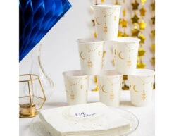 Bekers Eid Mubarak 250ml - 8 Stuks -Feestartikelen Winkel bekers eid mubarak 250ml 8 stuks 3