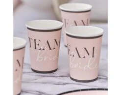 Bekers Team Bride 266ml 8st -Feestartikelen Winkel bekers team bride 266ml 8st 2