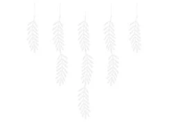 Bladeren Hangdecoratie Wit 1,8m
