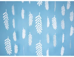 Bladeren Hangdecoratie Wit 1,8m -Feestartikelen Winkel bladeren hangdecoratie wit 18m 4