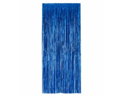 Blauw Deurgordijn Folie 2,4m