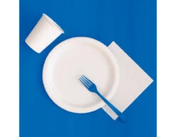 Blauw Tafelkleed Rond 2,13m -Feestartikelen Winkel blauw tafelkleed rond 213m 2