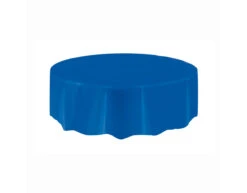 Blauw Tafelkleed Rond 2,13m