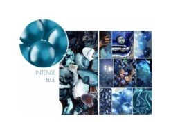 Blauwe Ballonnen Chroom 33cm 10st -Feestartikelen Winkel blauwe ballonnen chroom 33cm 10st 1