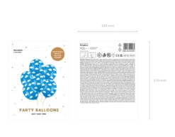 Blauwe Ballonnen Witte Wolken 30cm 6st -Feestartikelen Winkel blauwe ballonnen witte wolken 30cm 6st 3