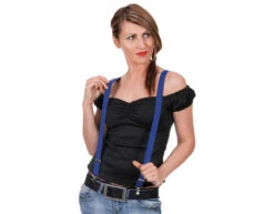 Blauwe Bretels Luxe -Feestartikelen Winkel blauwe bretels luxe 1