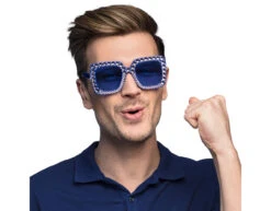 Blauwe Bril Glitters