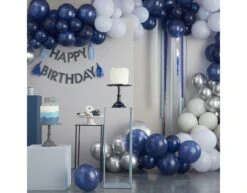 Blauwe Hangdecoratie Slingers Zelf Maken Set 2m -Feestartikelen Winkel blauwe hangdecoratie slingers zelf maken set 2m 2