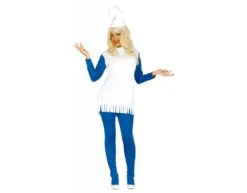 Blauwe Kabouter Kostuum Dames