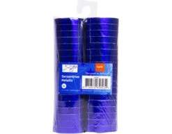 Blauwe Serpentines Metallic 4m 18 Ringen 2st -Feestartikelen Winkel blauwe serpentines metallic 4m 18 ringen 2st 2