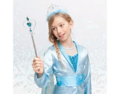 Blauwe Toverstaf Hart 32cm -Feestartikelen Winkel blauwe toverstaf hart 32cm 2