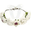 Bloemen Haarband Wit -Feestartikelen Winkel bloemen haarband wit