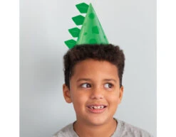 Blue & Green Dinosaur Party Hoeden 8st -Feestartikelen Winkel blue green dinosaur party hoeden 8st 2