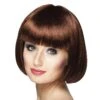 Bob Pruik Donkerbruin -Feestartikelen Winkel bob pruik donkerbruin