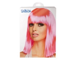 Bob Pruik Lang Roze -Feestartikelen Winkel bob pruik lang roze 2