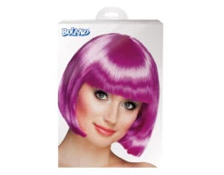 Bob Pruik Paars -Feestartikelen Winkel bob pruik paars 1