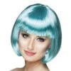 Bob Pruik Turquoise -Feestartikelen Winkel bob pruik turquoise