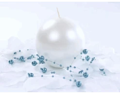 Bolkaarsen Parelmoer Metallic 8cm 6st -Feestartikelen Winkel bolkaarsen parelmoer metallic 8cm 6st 1