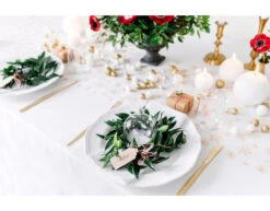 Bolkaarsen Wit 6cm 10st -Feestartikelen Winkel bolkaarsen wit 6cm 10st 5