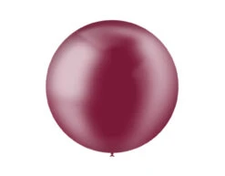 Bordeaux Rode Reuze Ballon Doorzichtig 60cm