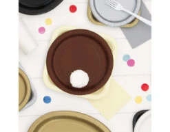 Borden Vierkant Ivoorkleur 23cm 14st -Feestartikelen Winkel borden vierkant ivoorkleur 23cm 14st 1