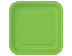 Borden Vierkant Lime Groen 23cm 14st