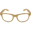Bril Metallic Goud -Feestartikelen Winkel bril metallic goud