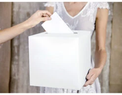 Bruiloft Enveloppendoos Wit 24cm -Feestartikelen Winkel bruiloft enveloppendoos wit 24cm 1