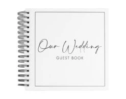 Bruiloft Gastenboek Our Wedding 21,5cm
