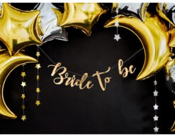 Bruiloft Slinger Bride To Be Goud 80cm -Feestartikelen Winkel bruiloft slinger bride to be goud 80cm 3