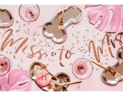 Bruiloft Slinger Miss To Mrs, Rose Goud 76cm -Feestartikelen Winkel bruiloft slinger miss to mrs rose goud 76cm 6