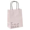 Bruiloft Uitdeeltasjes Team Bride 16cm 5st -Feestartikelen Winkel bruiloft uitdeeltasjes team bride 16cm 5st