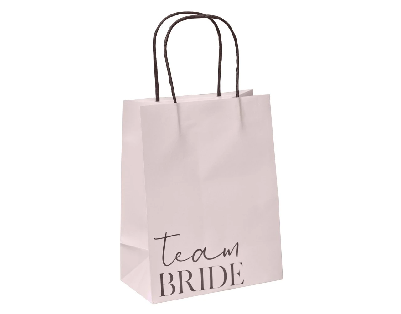 Bruiloft Uitdeeltasjes Team Bride 16cm 5st 3 Bruiloft Uitdeeltasjes Team Bride 16cm 5st