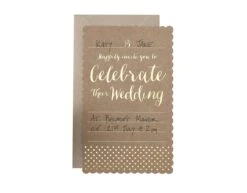 Bruiloft Uitnodigingen 17cm 10st