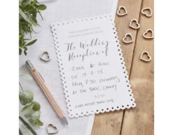 Bruiloft Uitnodigingen 18cm 10st -Feestartikelen Winkel bruiloft uitnodigingen 18cm 10st 2