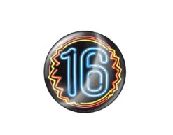 Button 16 Jaar Neon 5,5cm