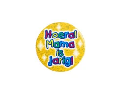 Button Hoera Mama Is Jarig 5,5cm