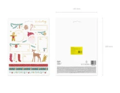 Cadeau Stickers Kerst Mix -Feestartikelen Winkel cadeau stickers kerst mix 2