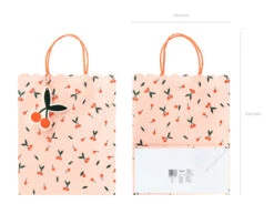 Cadeautas Kers 32cm -Feestartikelen Winkel cadeautas kers 32cm 1