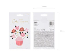 Caketopper Bloemen 14,5cm 8st -Feestartikelen Winkel caketopper bloemen 145cm 8st 5