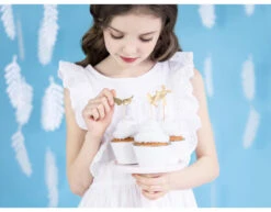 Caketopper Communie 11cm 6st -Feestartikelen Winkel caketopper communie 11cm 6st 3