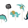 Caketopper Dinosaurs 20cm 5st 1 Caketopper Dinosaurs 20cm 5st -Feestartikelen Winkel caketopper dinosaurs 20cm 5st