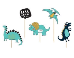 Caketopper Dinosaurs 20cm 5st