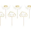 Caketopper Engel 12,5cm 6st -Feestartikelen Winkel caketopper engel 125cm 6st
