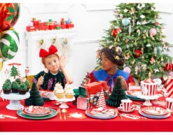 Caketopper Kerst 19cm 6st -Feestartikelen Winkel caketopper kerst 19cm 6st 3